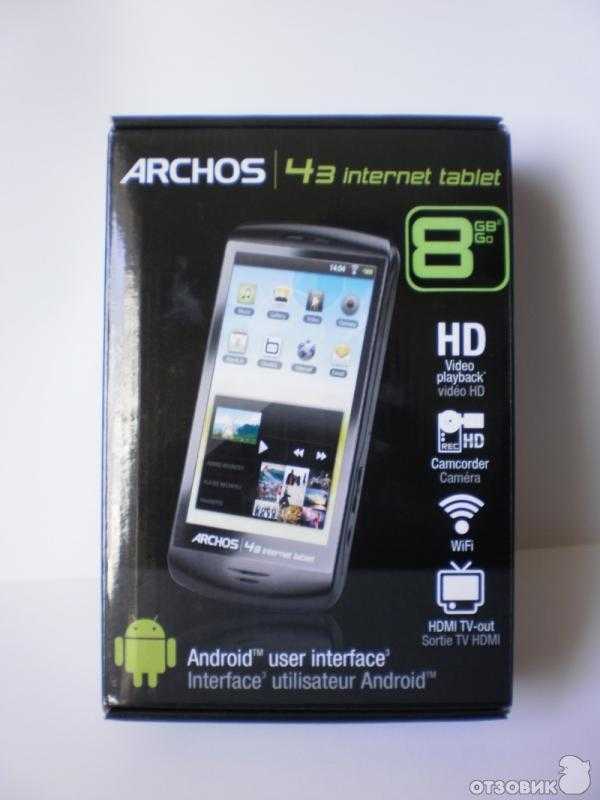 Прошивка планшета archos 43 internet tablet — купить, цена и характеристики, отзывы