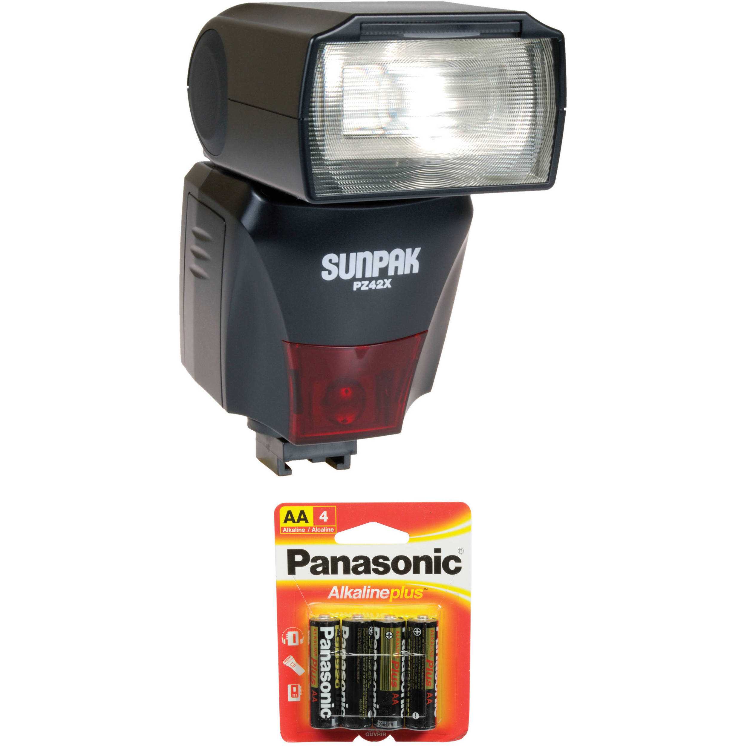 Фотовспышка Sunpak PZ42X Digital Flash for Sony - подробные характеристики обзоры видео фото Цены в интернет-магазинах где можно купить фотовспышку Sunpak PZ42X Digital Flash for Sony