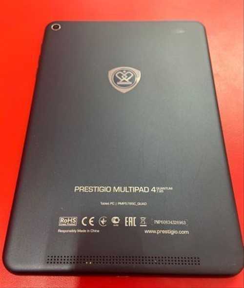 Планшет prestigio multipad 4 quantum 7.85 3g 8 гб синий — купить, цена и характеристики, отзывы