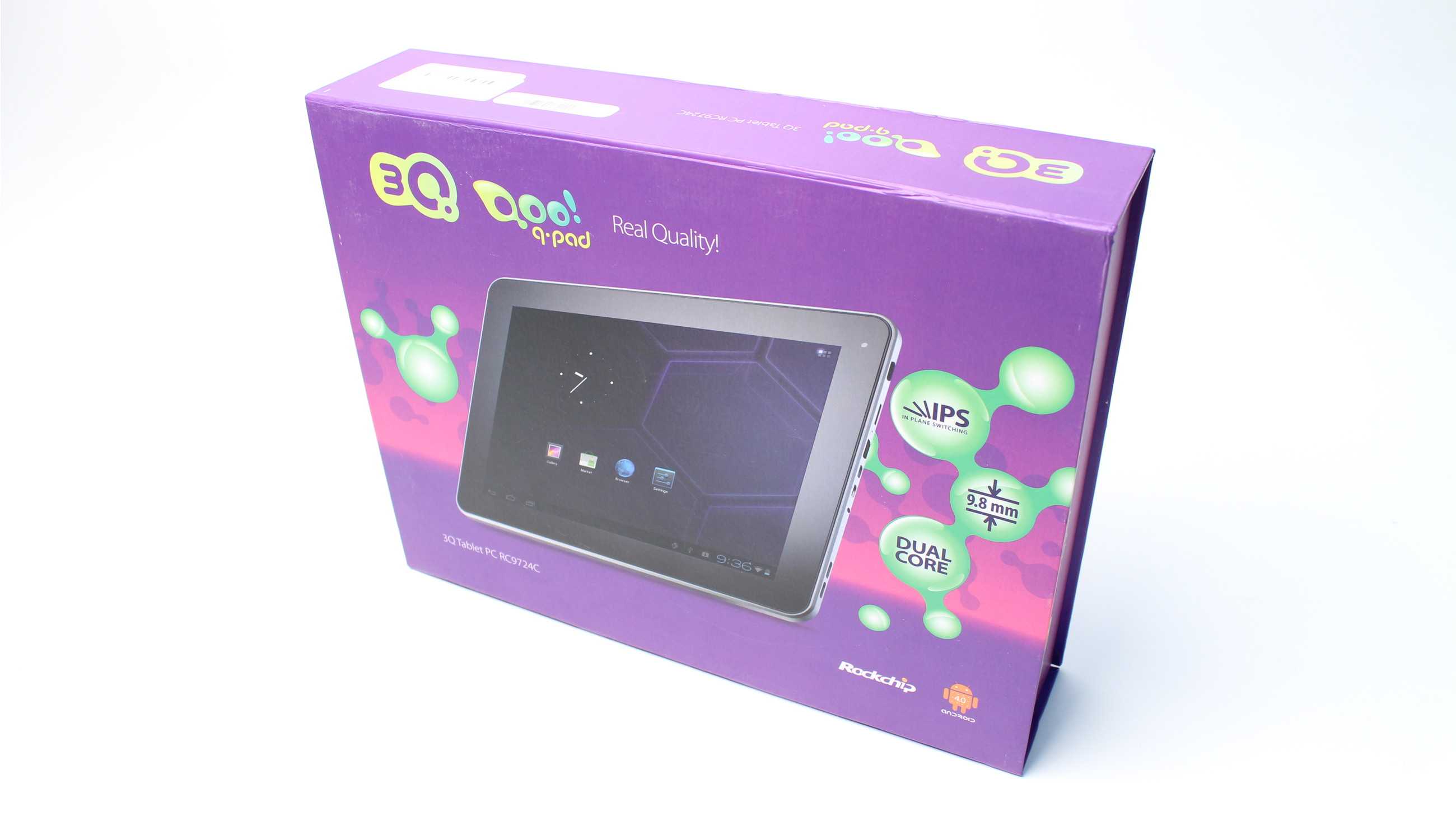 Планшет 3q qpad rc0704b 8 гб wifi черный — купить, цена и характеристики, отзывы