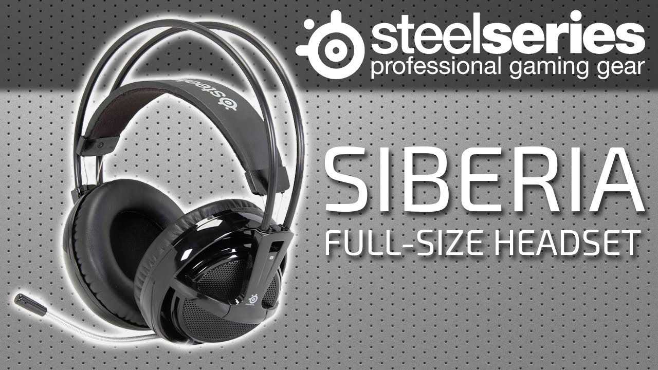 Наушник SteelSeries Siberia Full-size Headset v2 - подробные характеристики обзоры видео фото Цены в интернет-магазинах где можно купить наушника SteelSeries Siberia Full-size Headset v2
