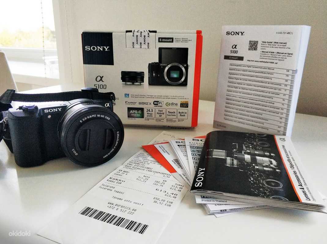Беззеркальный фотоаппарат sony alpha a5100 kit (ilce-5100l) white