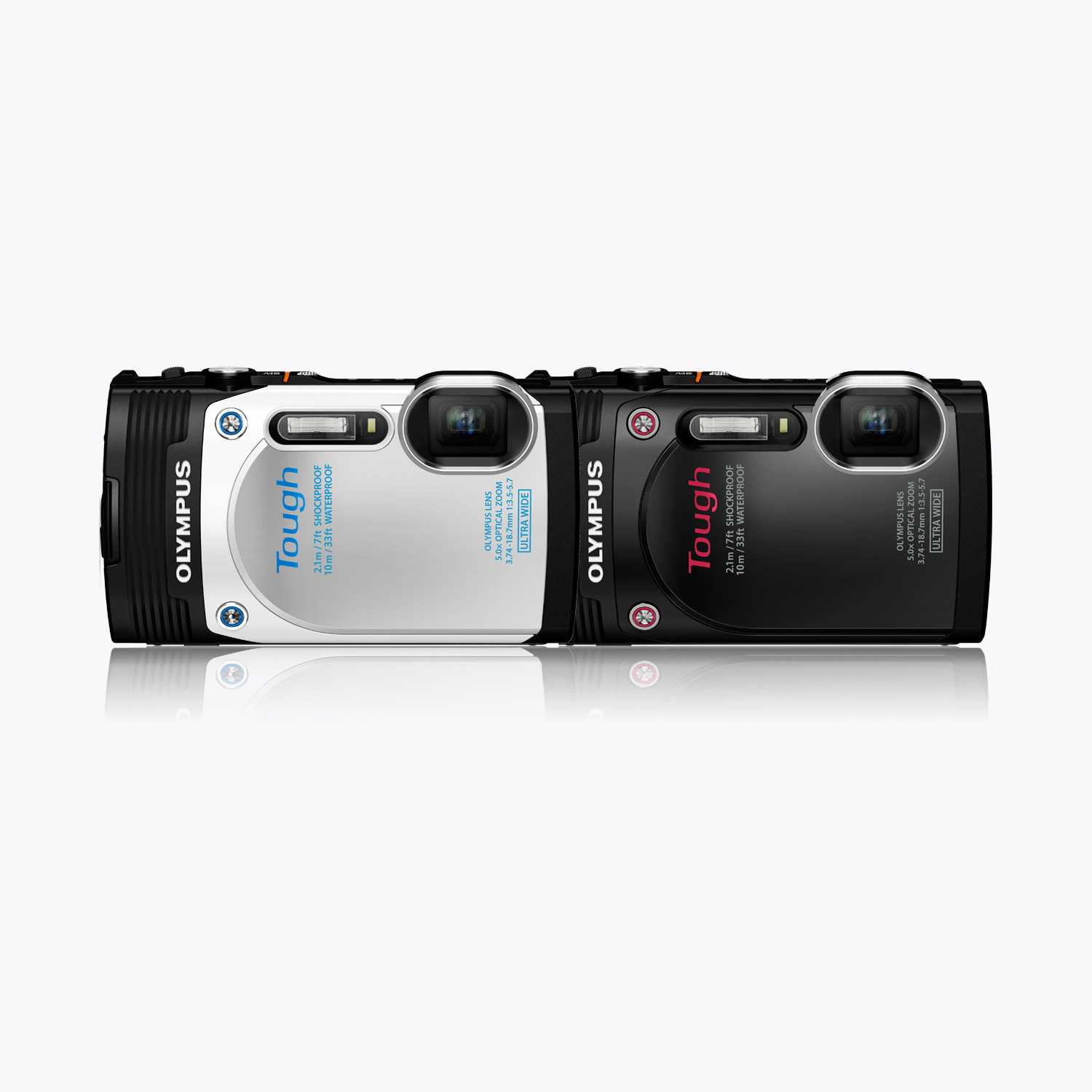 Компактный фотоаппарат olympus tg-850 white