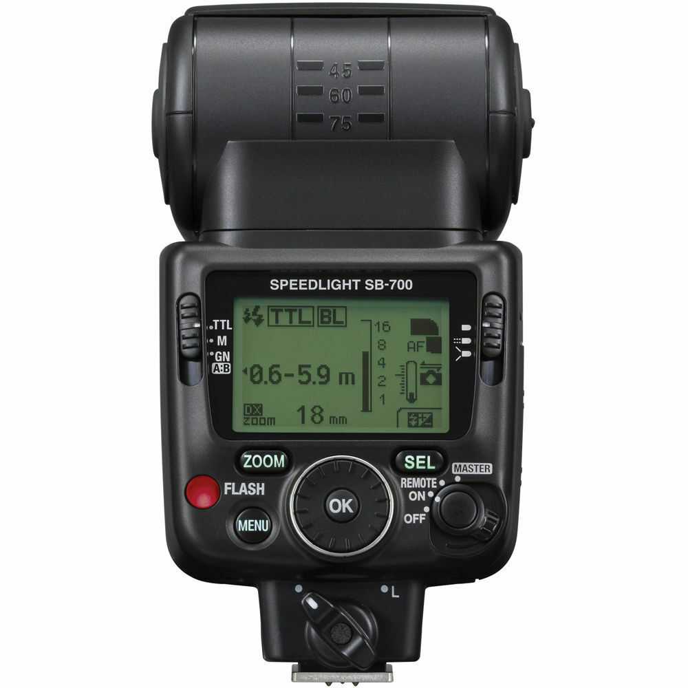 Фотовспышка Nikon Speedlight SB-700 - подробные характеристики обзоры видео фото Цены в интернет-магазинах где можно купить фотовспышку Nikon Speedlight SB-700