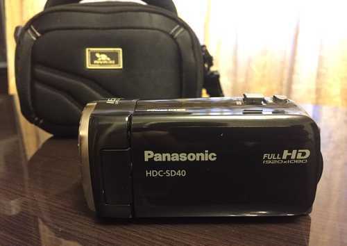 Видеокамера panasonic hdc-sd40-k — купить, цена и характеристики, отзывы