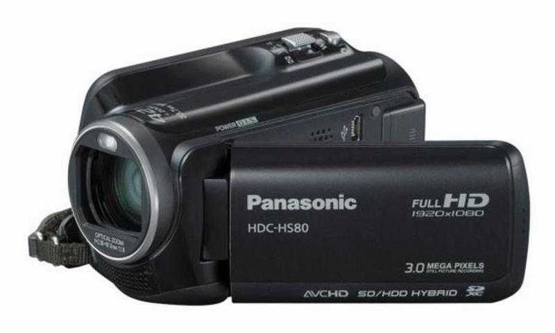 Видеокамера Panasonic HDC-HS80 - подробные характеристики обзоры видео фото Цены в интернет-магазинах где можно купить видеокамеру Panasonic HDC-HS80