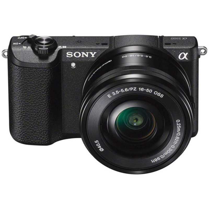 Цифровой фотоаппарат со сменной оптикой sony alpha a5100 kit 16-50 white