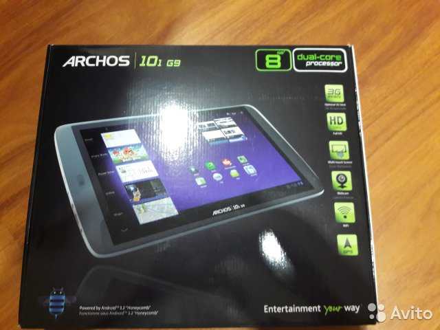 Планшет archos 101 g9 250 гб wifi серый