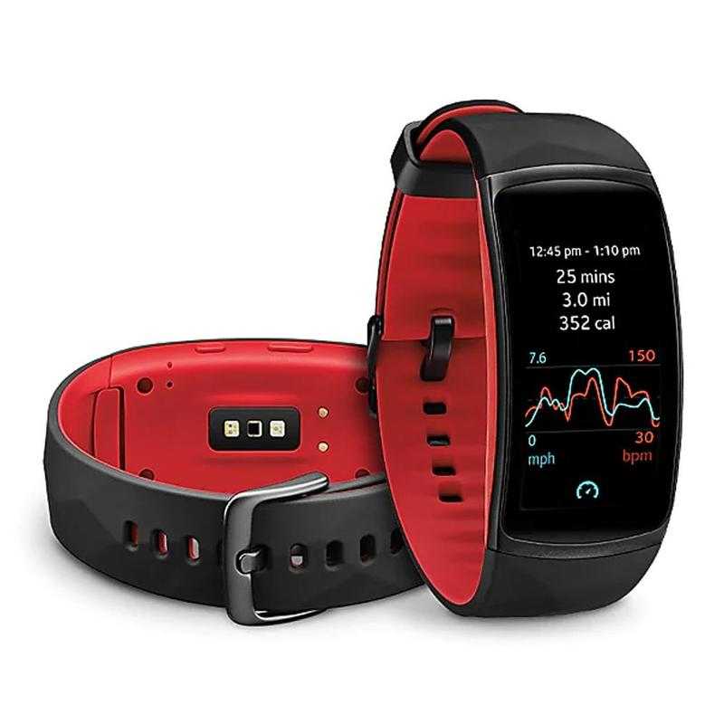 Умные часы и фитнес-браслет samsung gear fit2 pro l sm-r365 черный — купить, цена и характеристики, отзывы