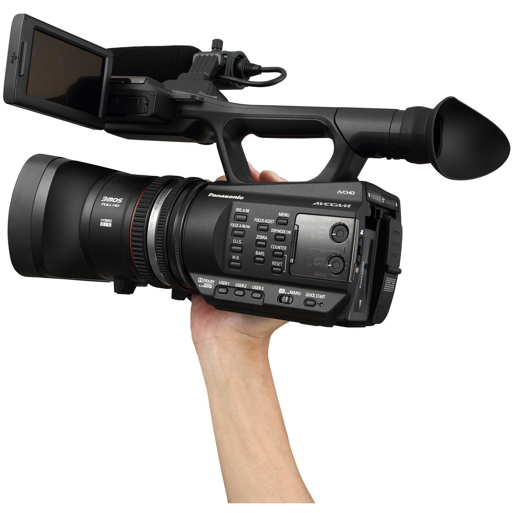 Видеокамера Panasonic AG-AF100 - подробные характеристики обзоры видео фото Цены в интернет-магазинах где можно купить видеокамеру Panasonic AG-AF100