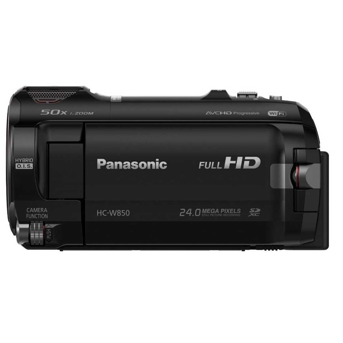 Цифровая видеокамера panasonic hc-v750 [hc-v750ee-k] черный 1cmos,  20x,  is opt 3",  1080p,  sdhc,  wi-fi