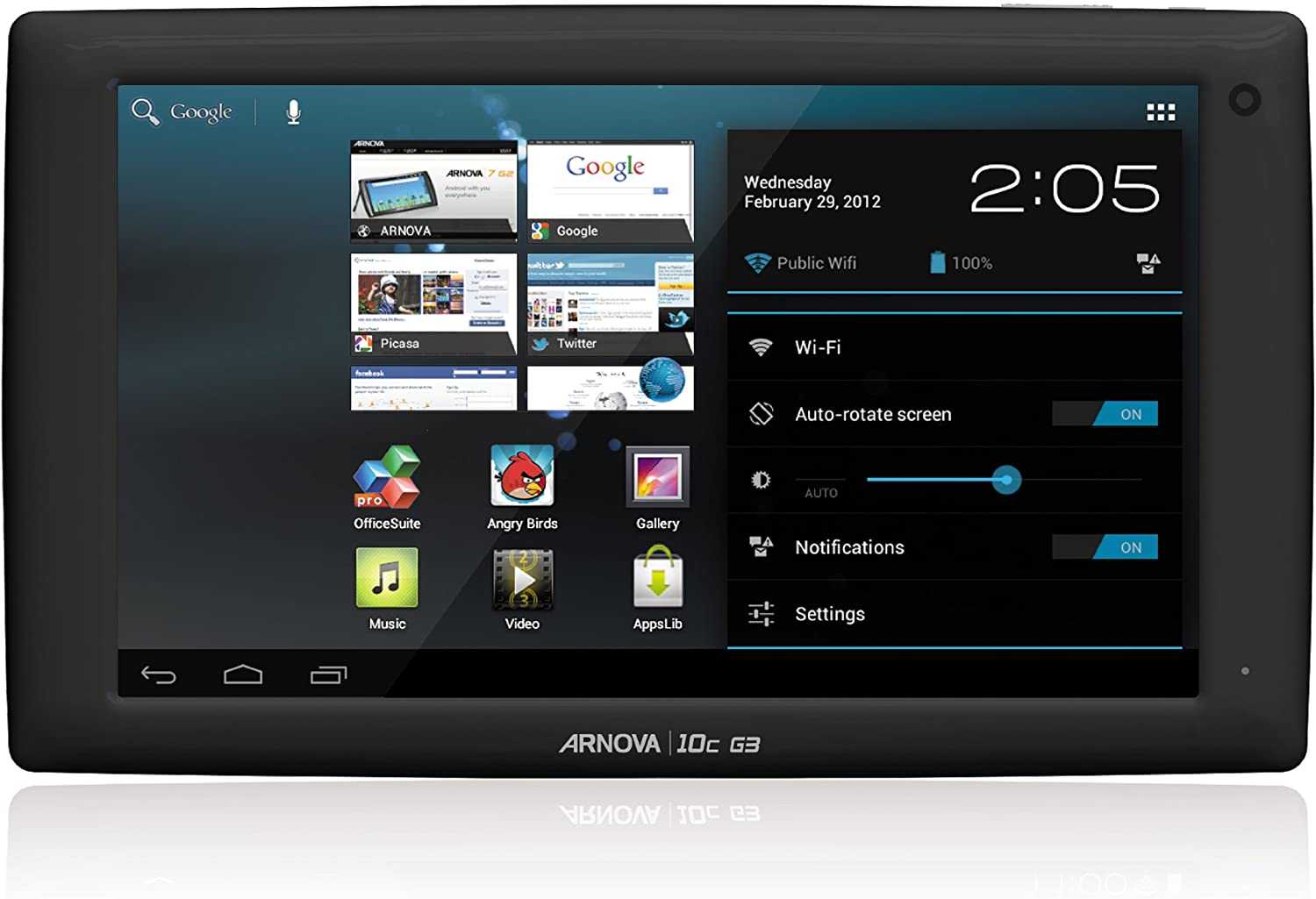 Замена экрана планшета archos arnova 10b g2