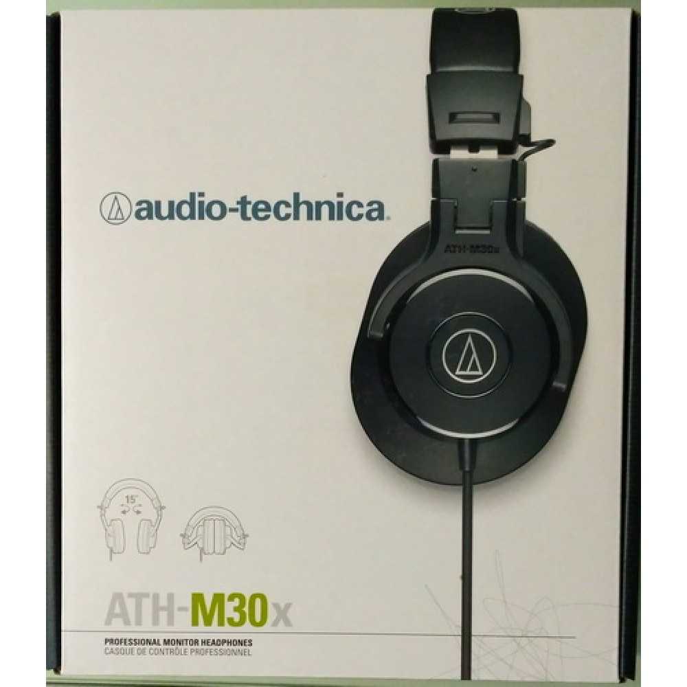 Наушник Audio-Technica ATH-M30 - подробные характеристики обзоры видео фото Цены в интернет-магазинах где можно купить наушника Audio-Technica ATH-M30