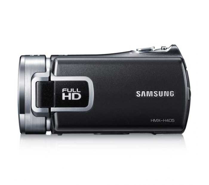 Видеокамера Samsung HMX-H405BP - подробные характеристики обзоры видео фото Цены в интернет-магазинах где можно купить видеокамеру Samsung HMX-H405BP