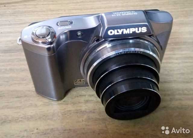 Компактный фотоаппарат olympus sz-14 серебристый