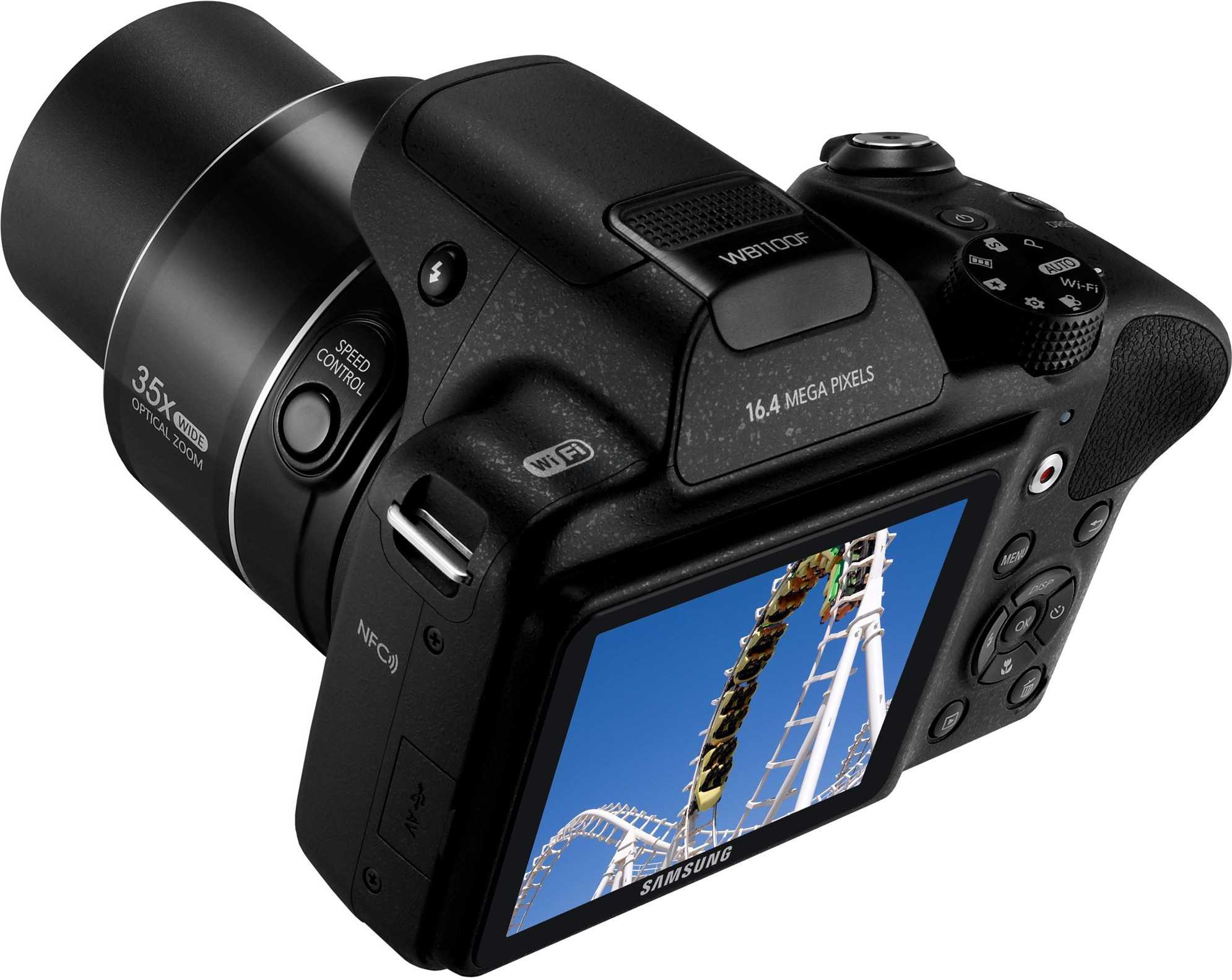 Компактный фотоаппарат samsung wb 1100 f black - купить | цены | обзоры и тесты | отзывы | параметры и характеристики | инструкция