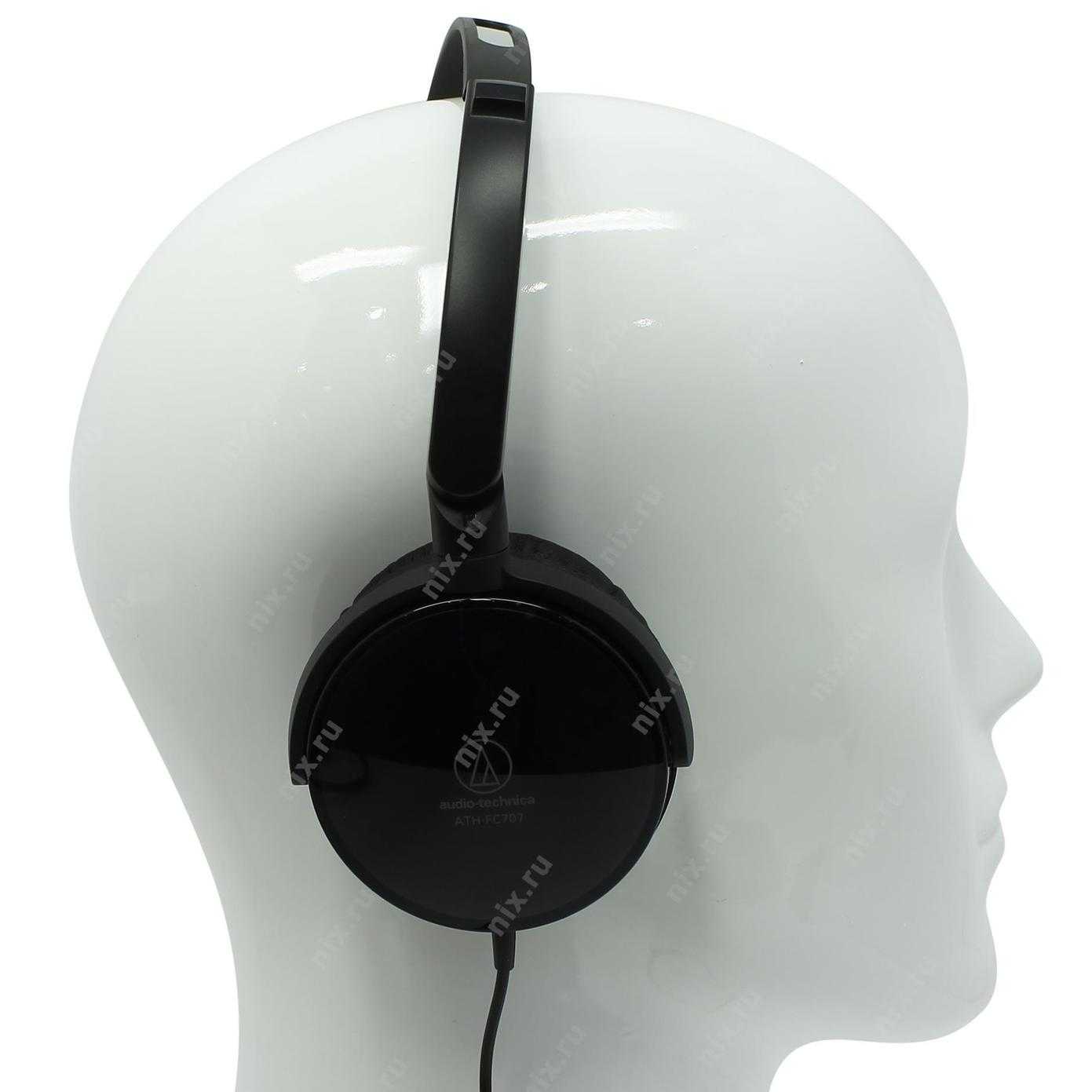 Audio-technica ath-fc707 bk (черный) - купить , скидки, цена, отзывы, обзор, характеристики - bluetooth гарнитуры и наушники