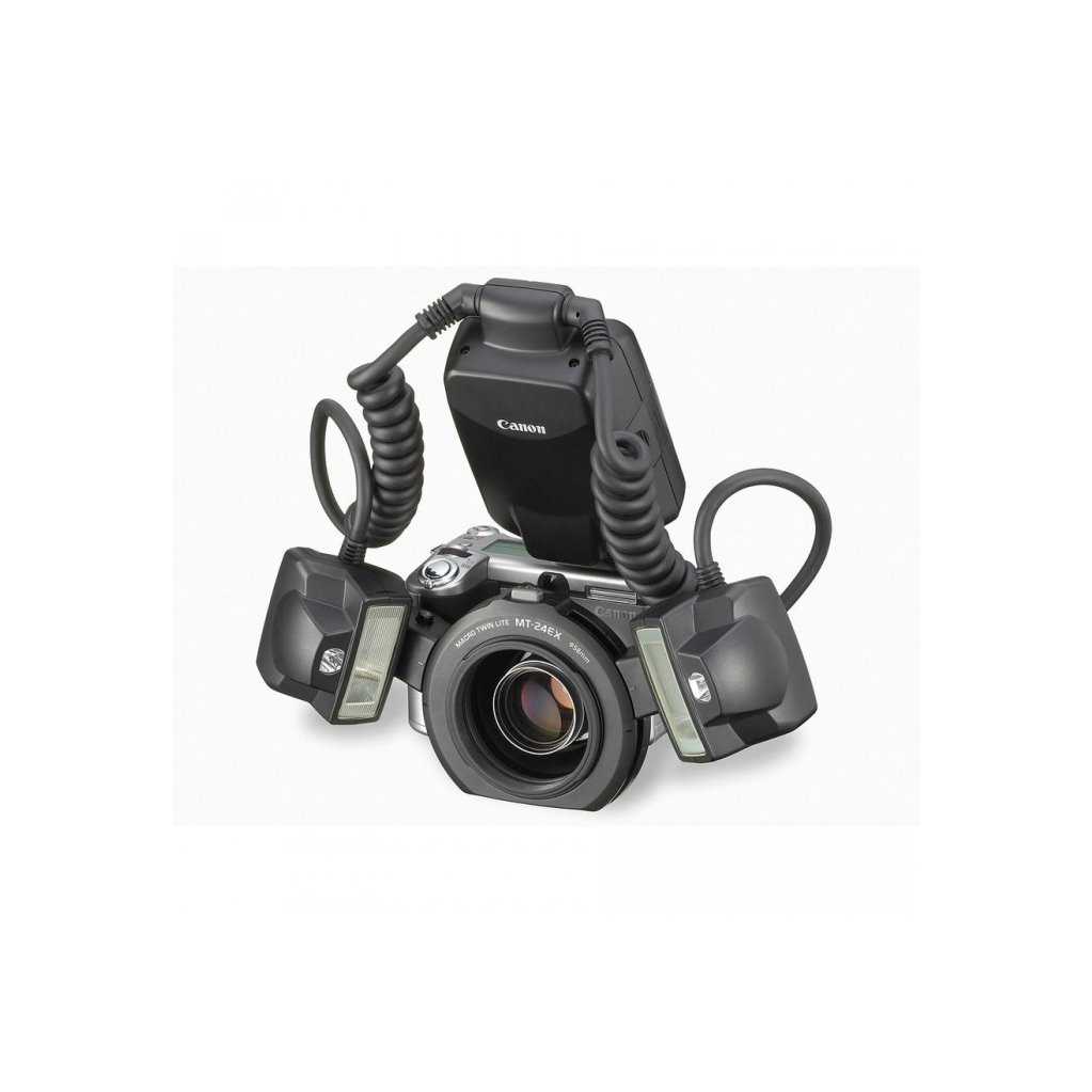 Фотовспышка Canon Macro Twin Lite MT-24 EX - подробные характеристики обзоры видео фото Цены в интернет-магазинах где можно купить фотовспышку Canon Macro Twin Lite MT-24 EX