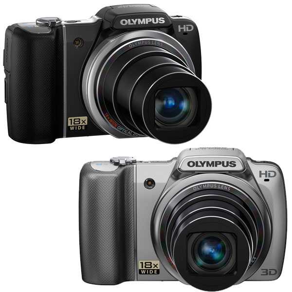 Компактный фотоаппарат olympus sz-14 красный